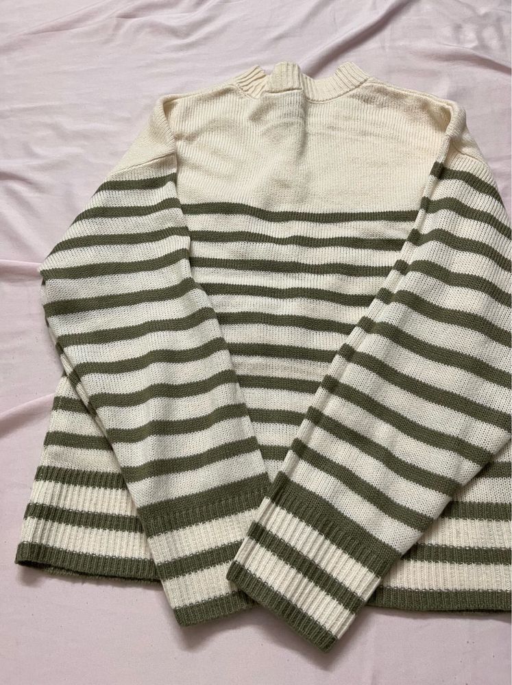 Striped Knit Sweater