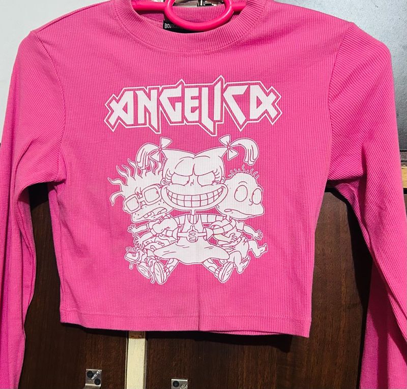 Pink Full Selves Crop Top
