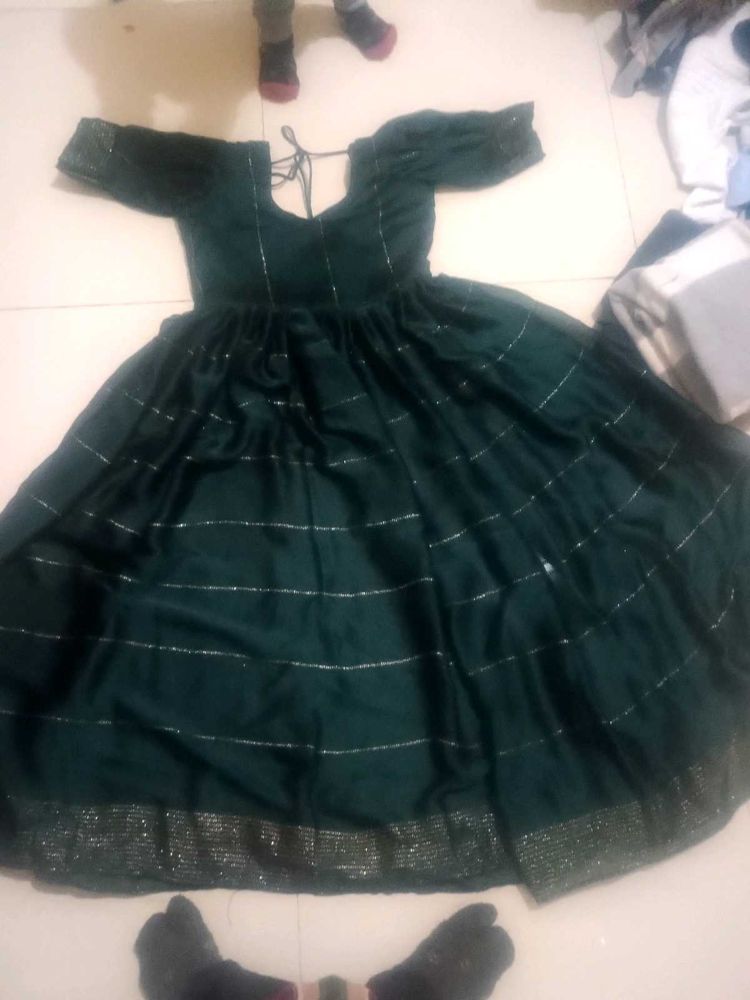 Elegant Green Ethnic Gown