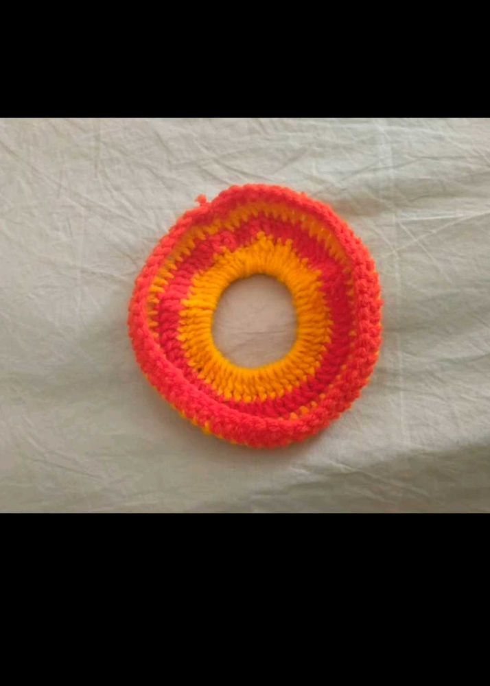 Crochet Hair Tie Scrunchie