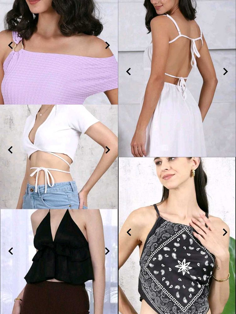 Trendy Cropped Tops Bundle