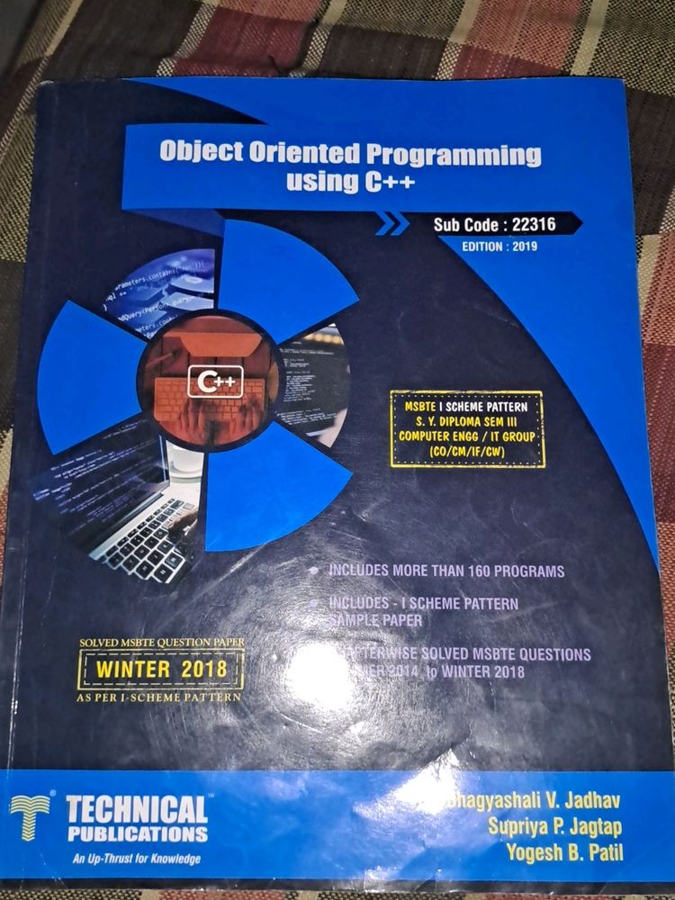 Object Oriented Programming Using C++