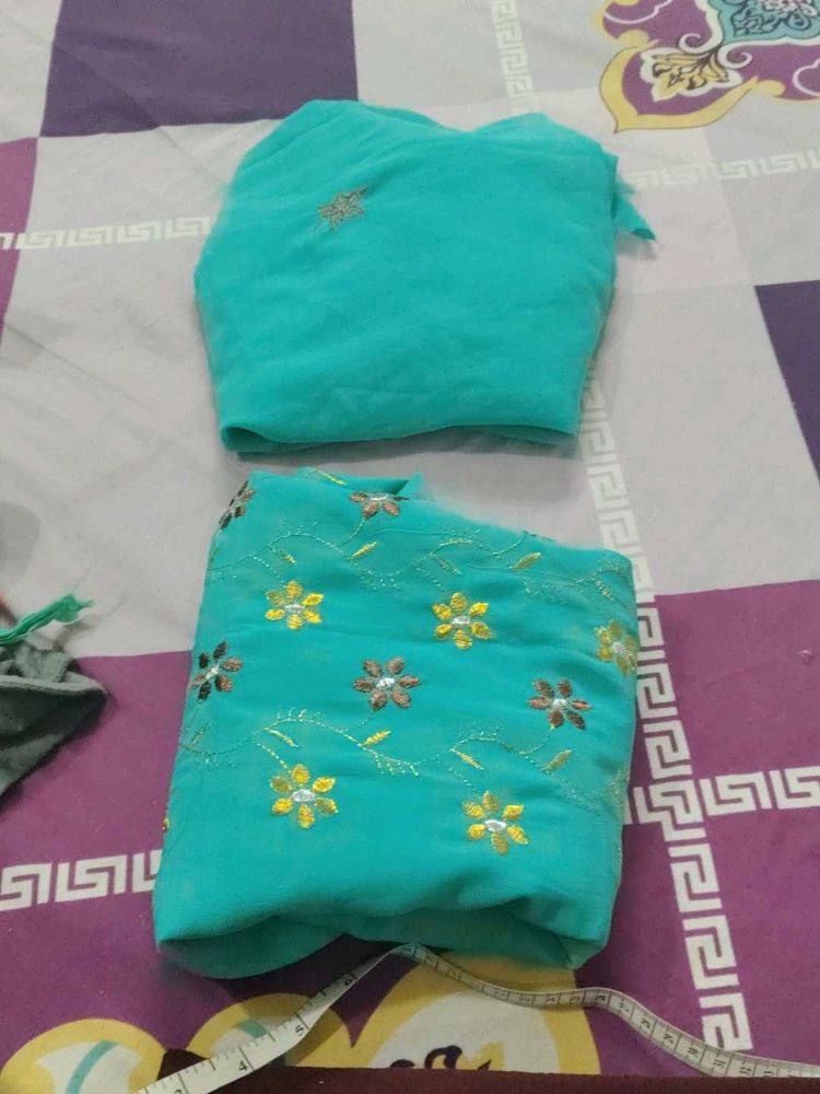 Teal Dress Material