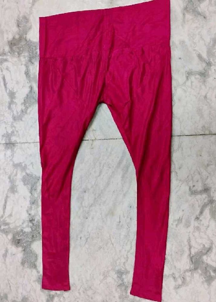 Rose pink colour silk plazzo salwar legging pant