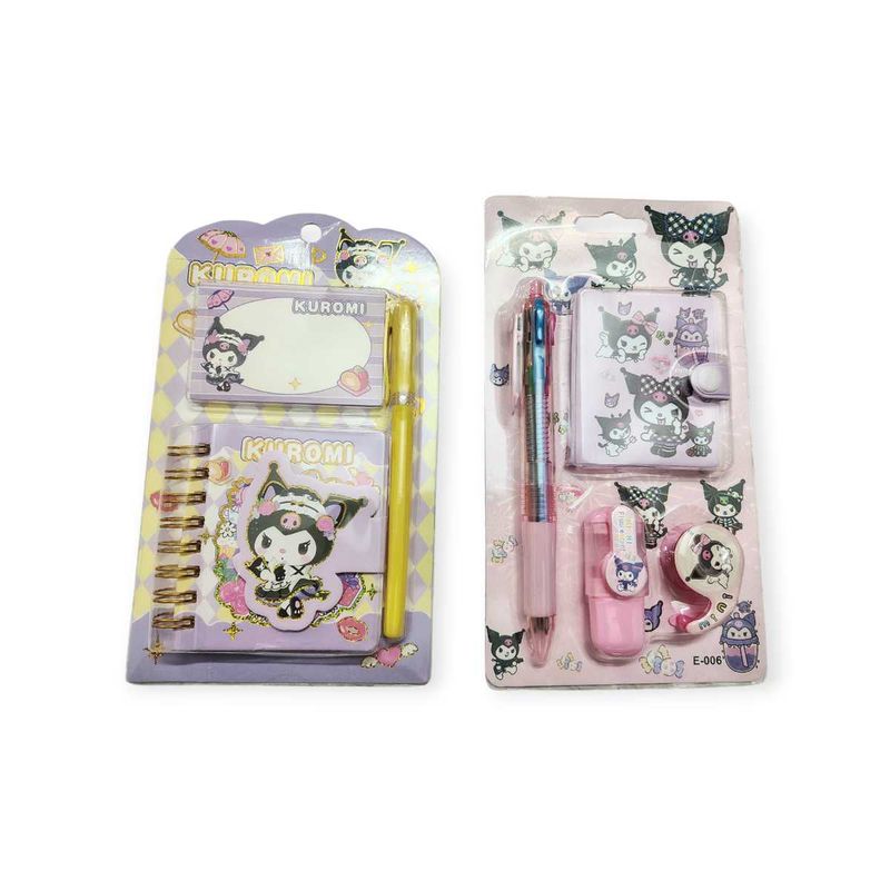 2 Different Kuromi Stationery Sets