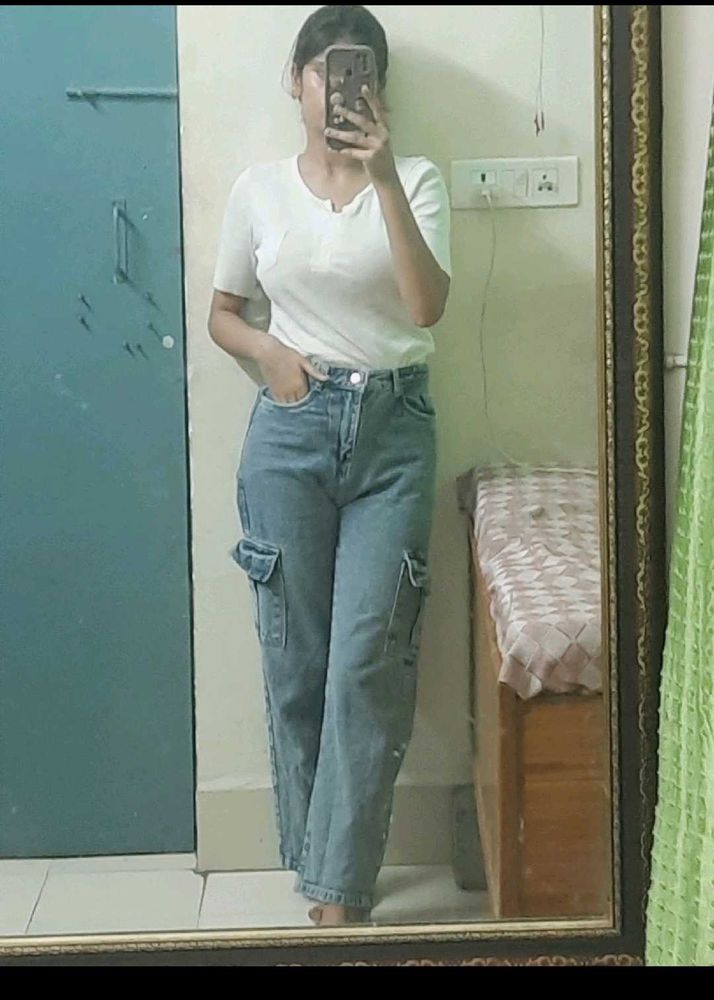 Light Blue Cargo 💙 Jeans