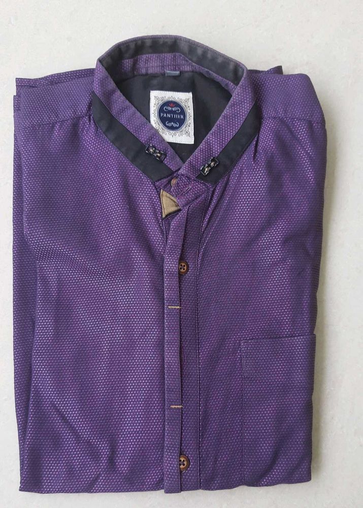 Purple Panther Dress Shirt
