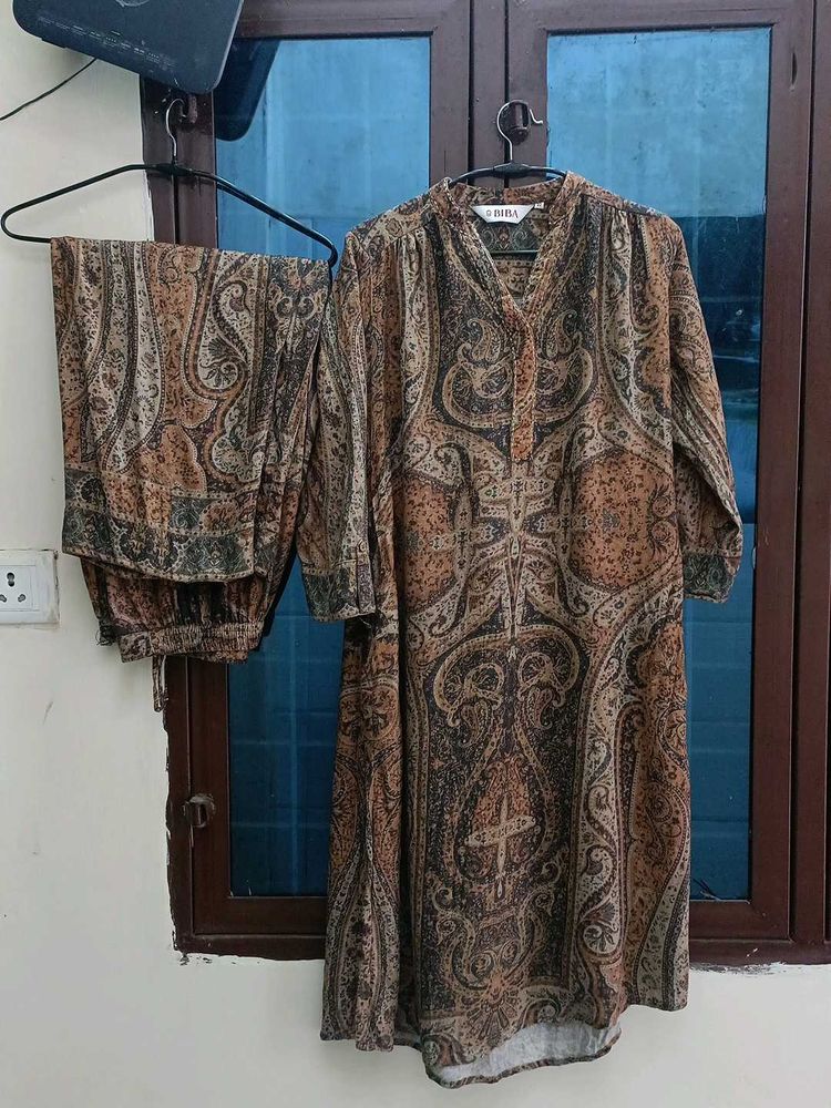 Biba Paisley Kurta Set