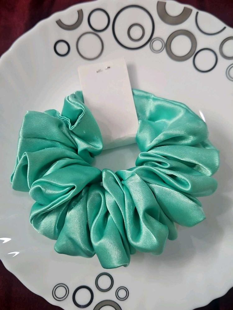 Aqua Scrunchie - New with Tag