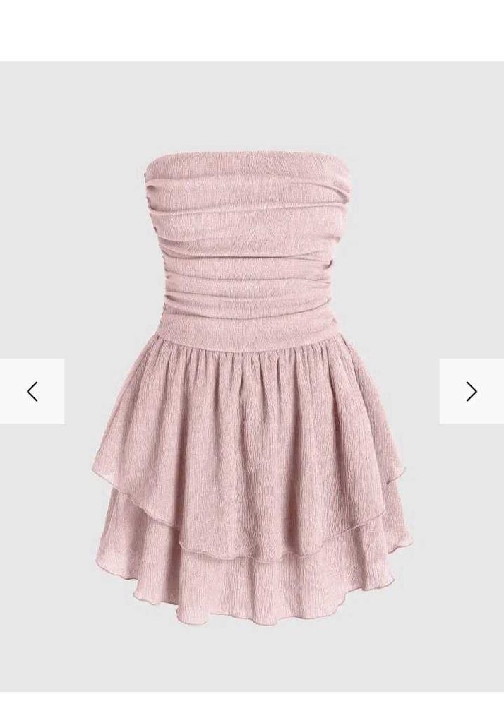 LittleBox Ruched Strapless Dress