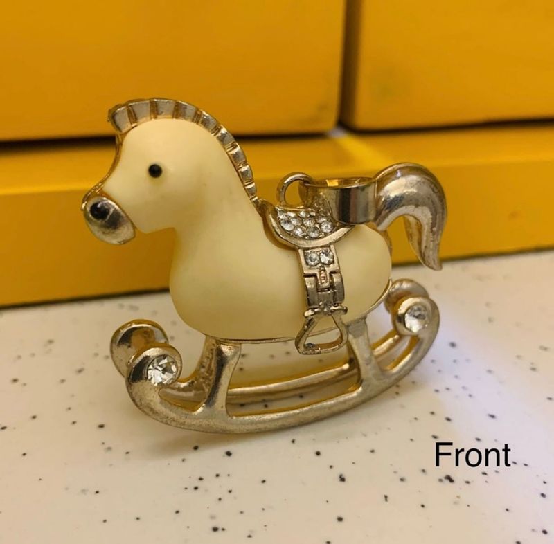 Rocking Horse Pendant Necklace