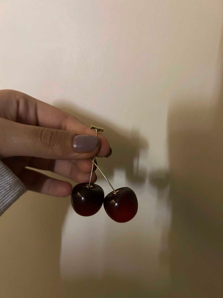 Cherry Drop Earrings