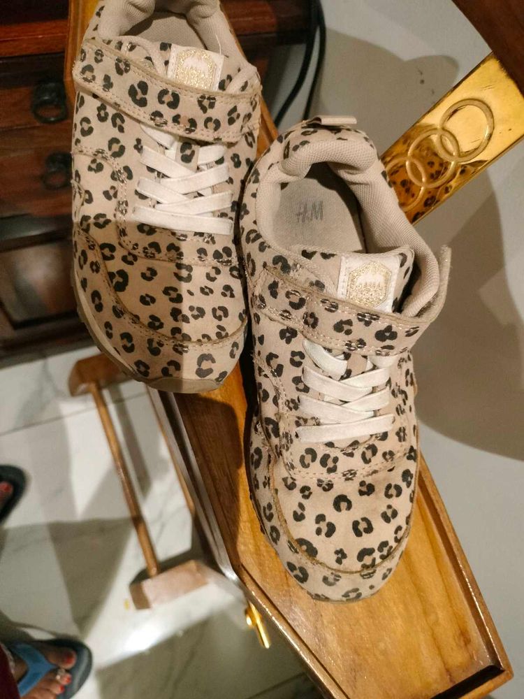 H&amp;M Cute Leopard Print Sneakers Fix Price