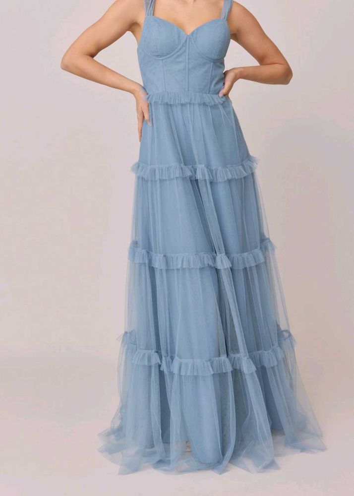 Pretty Blue Maxi Dress