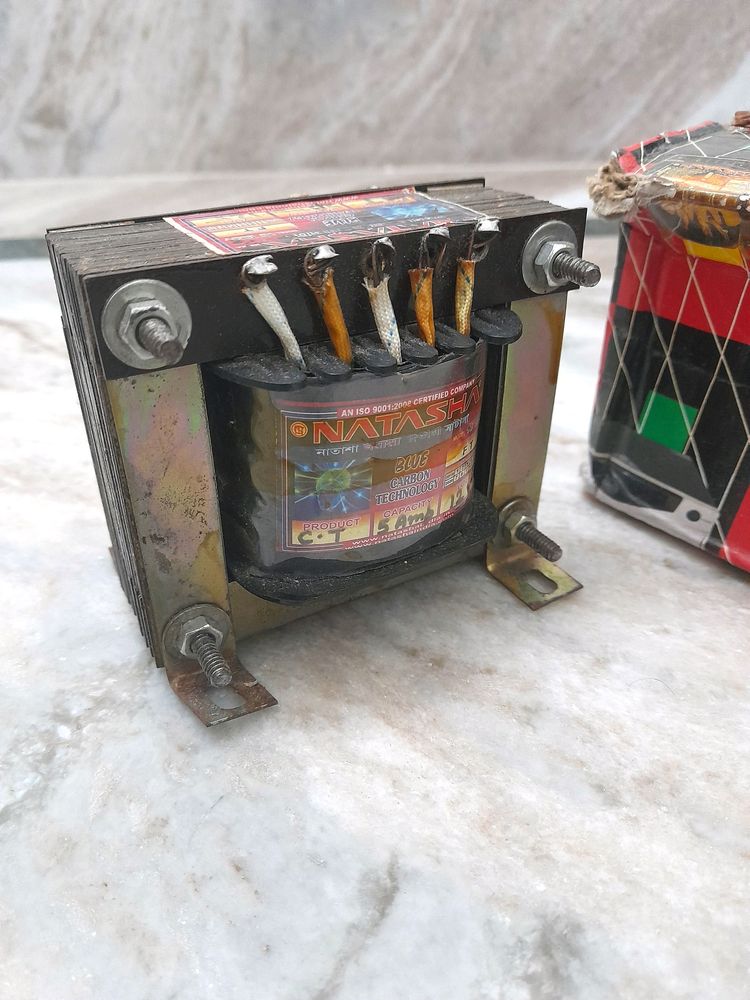 Heavy 12 0 1 2 Volt 5 Amp Transformer + 6O 6 V