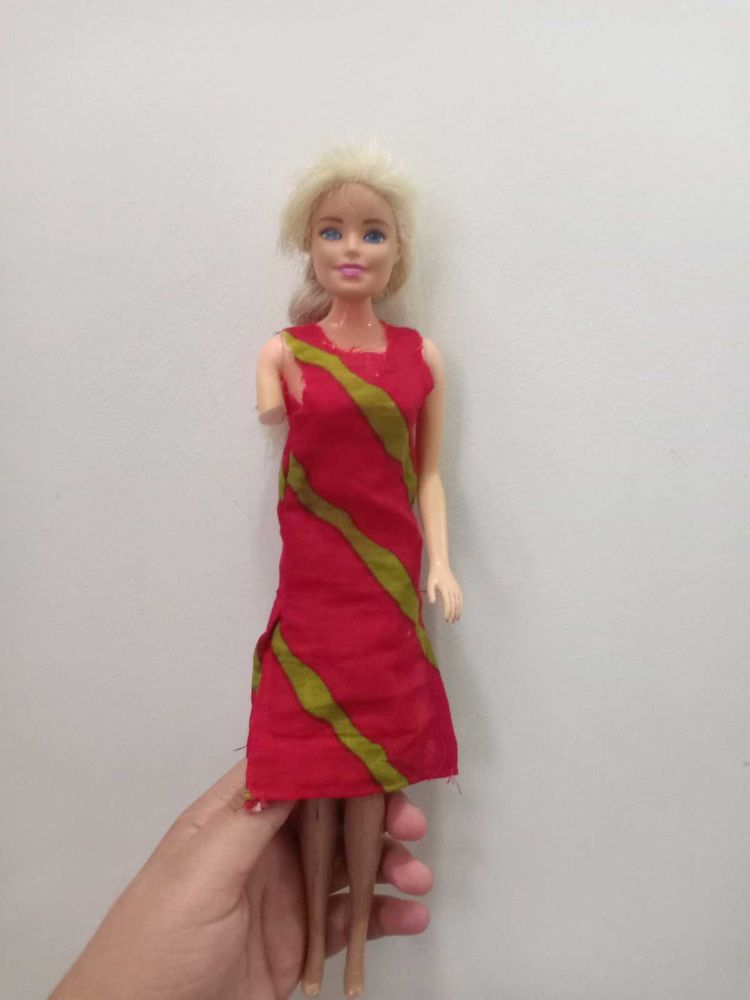 Damaged Barbie Doll