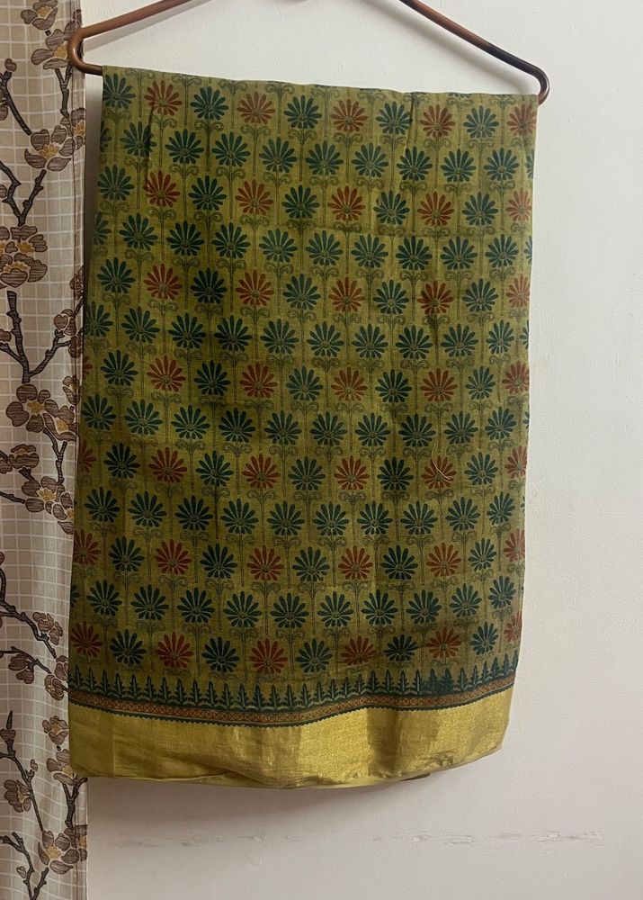 Cotton Saree Without Blouse