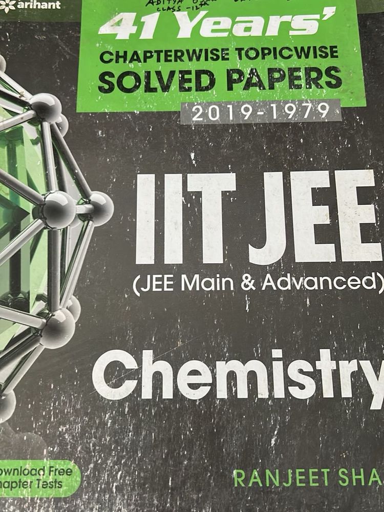Chemistry 41 Years Solved IIT JEE papers