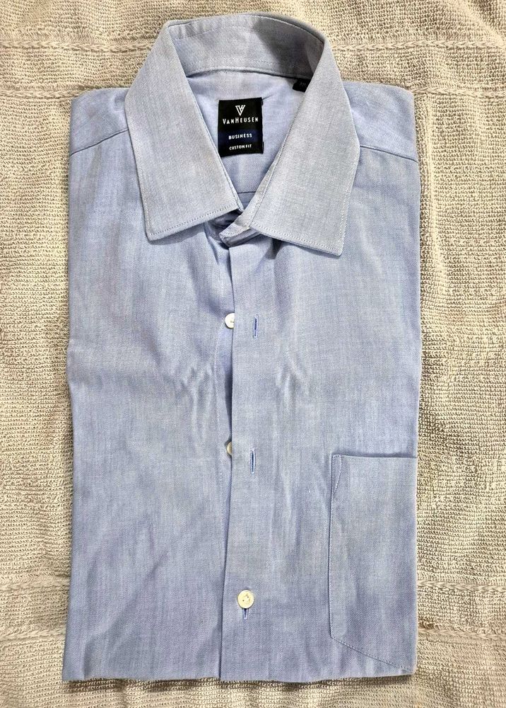 Original Van Heusen custom fit (size -39) light bl