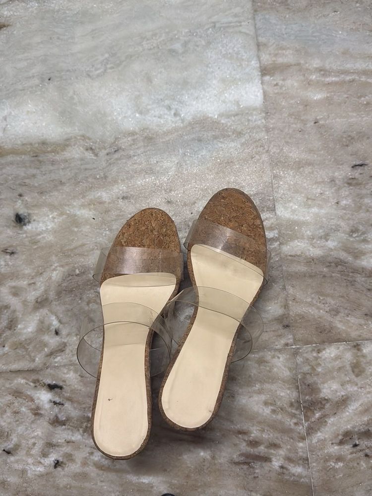 Clear Strap Heels