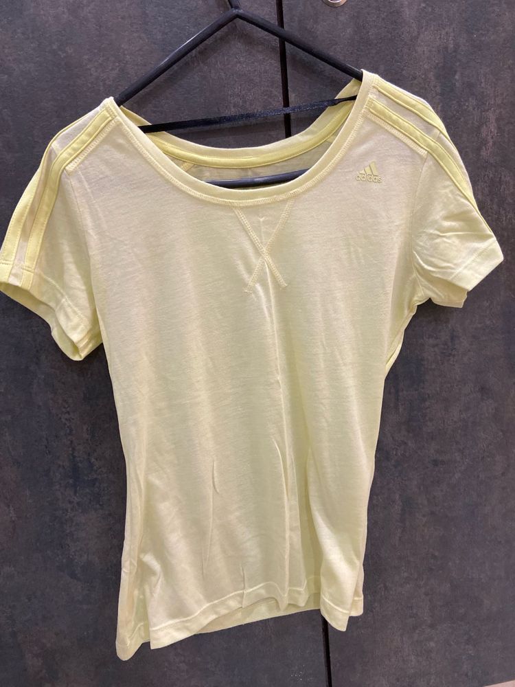 Adidas Yellow T-Shirt
