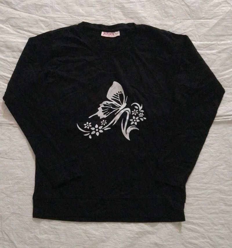 Butterfly Graphic Long Sleeve Tee