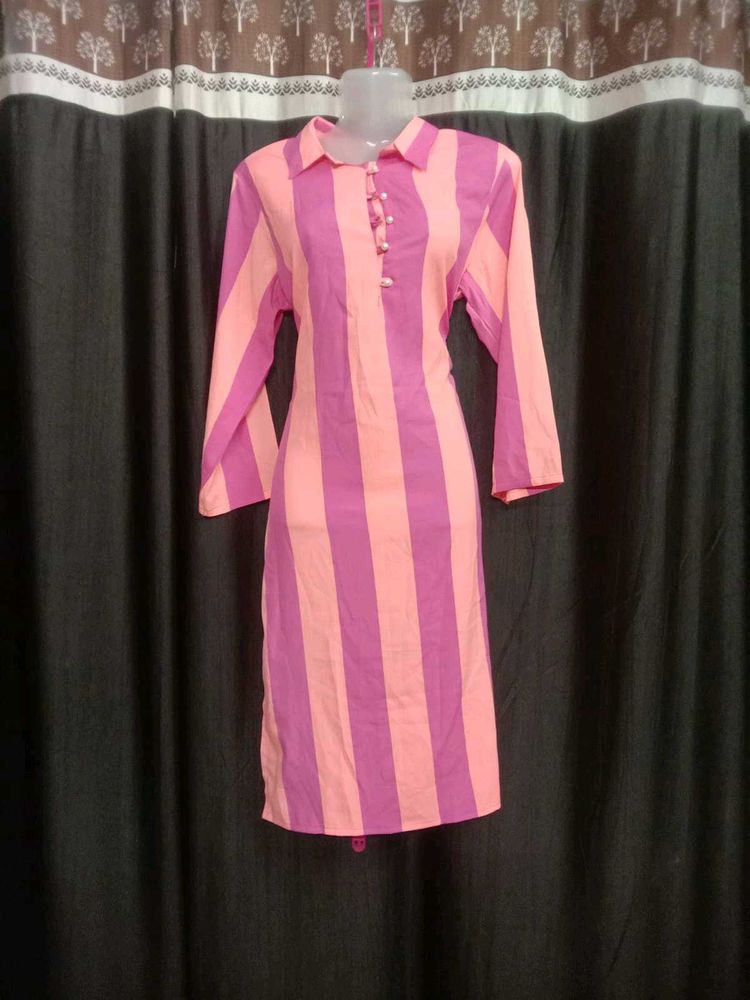 Cute Stripped Kurti😍❤️