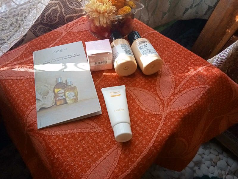 L'Occitane loreal laneige set