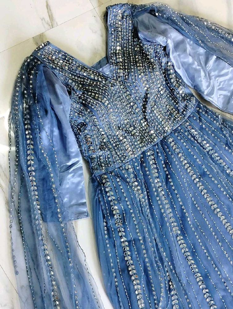 🔥Wedding Gown Engagement Party Wear designer 🔥💙