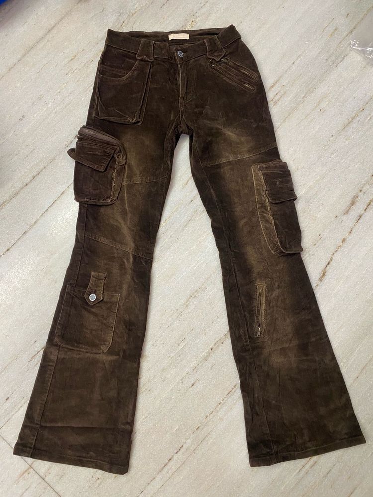 Vintage Corduroy Cargo Pants