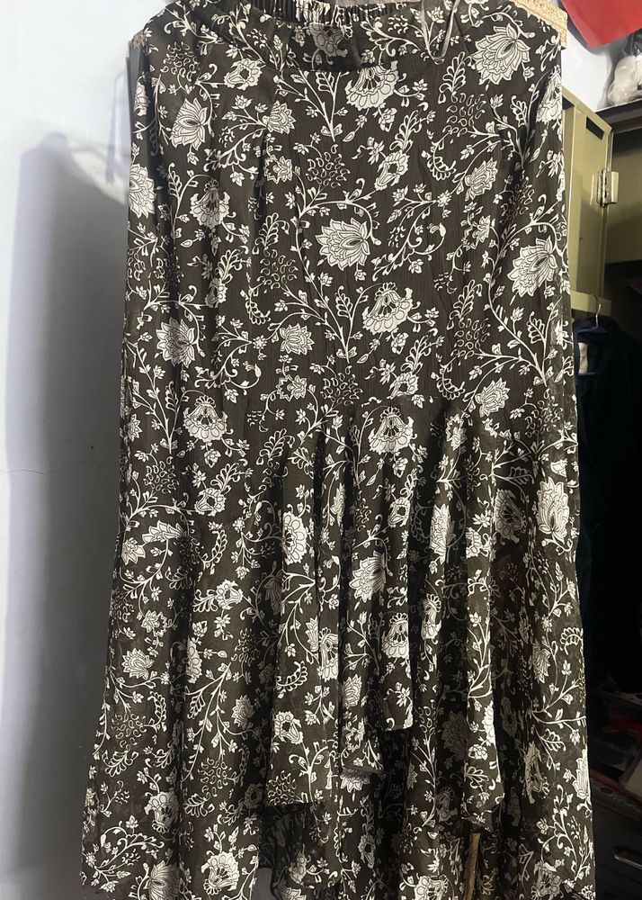 Floral Print Skirt