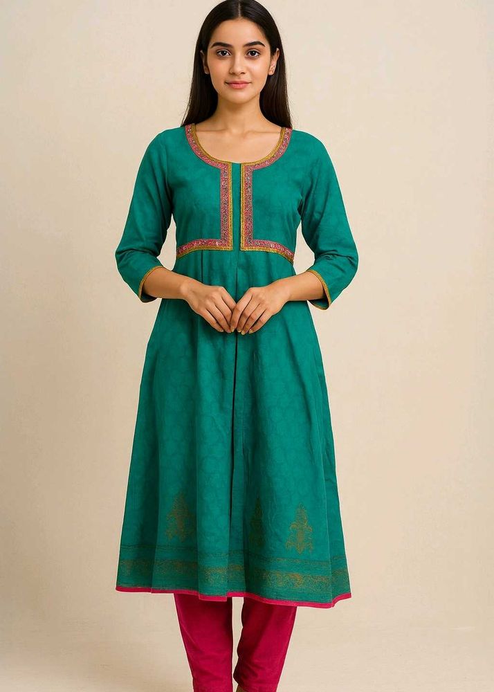 Rangmanch Green Kurta Set