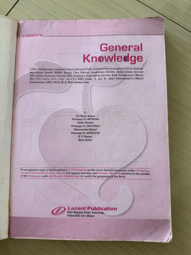 Lucent's General Knowledge Book