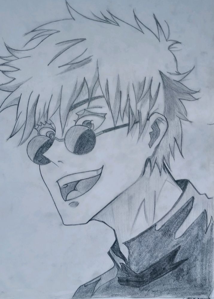 GOJO Sketch Drawing With Pencil