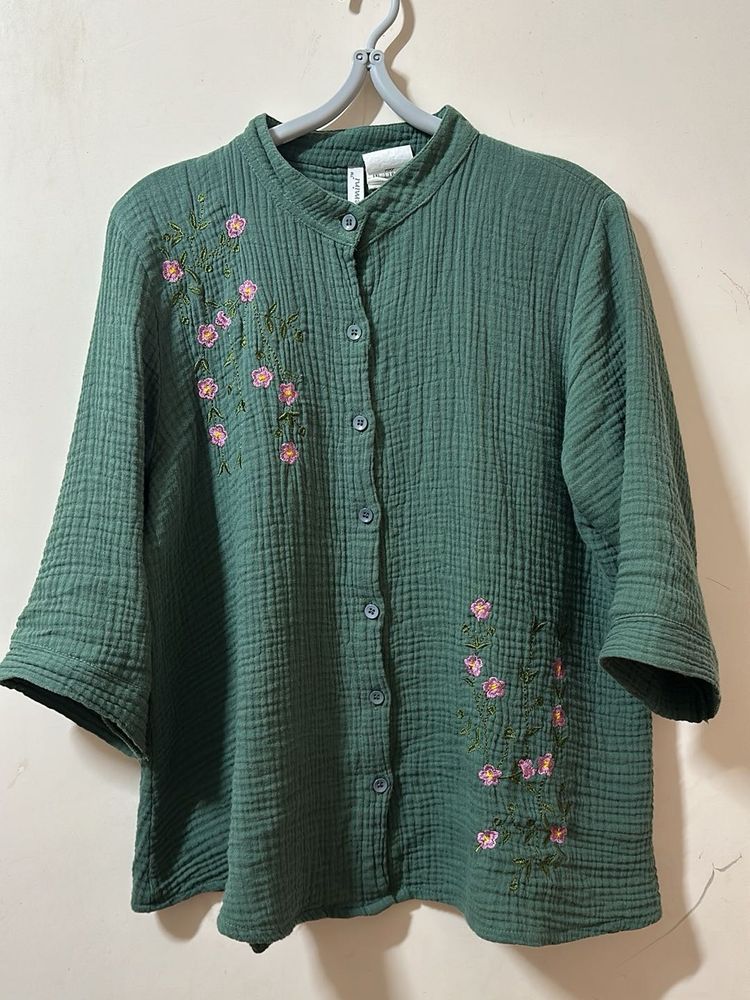 Teal Green Shirt/Top
