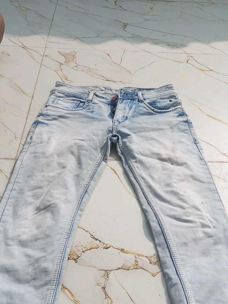 Light Wash Denim Jeans