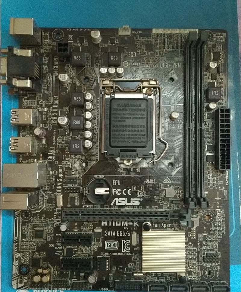 Gaming Motherboard 32 Gb Ram (Asus H110M-K)