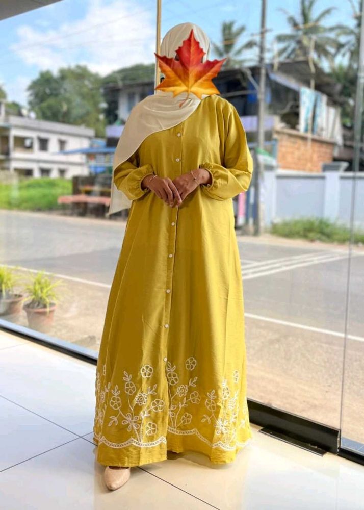 Feeding Friendly Ethnic Gown( Bust 40-42)