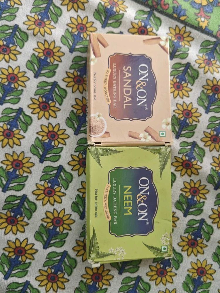 On&amp;On Sandal &amp; Neem Soaps