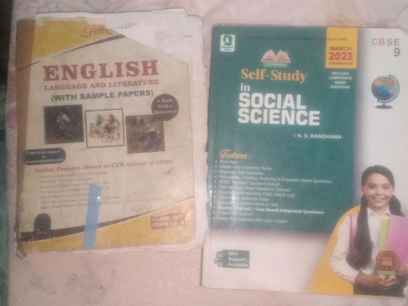 CBSE Class 9 Books - English &amp; Social Science