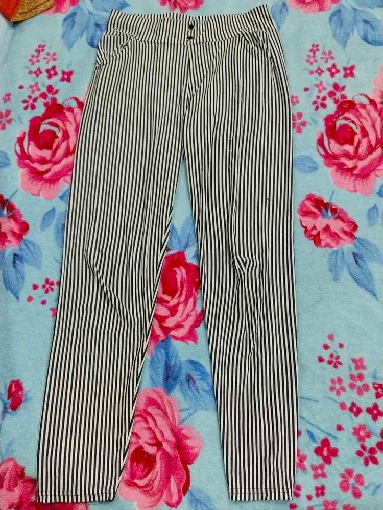 Striped Casual Pants