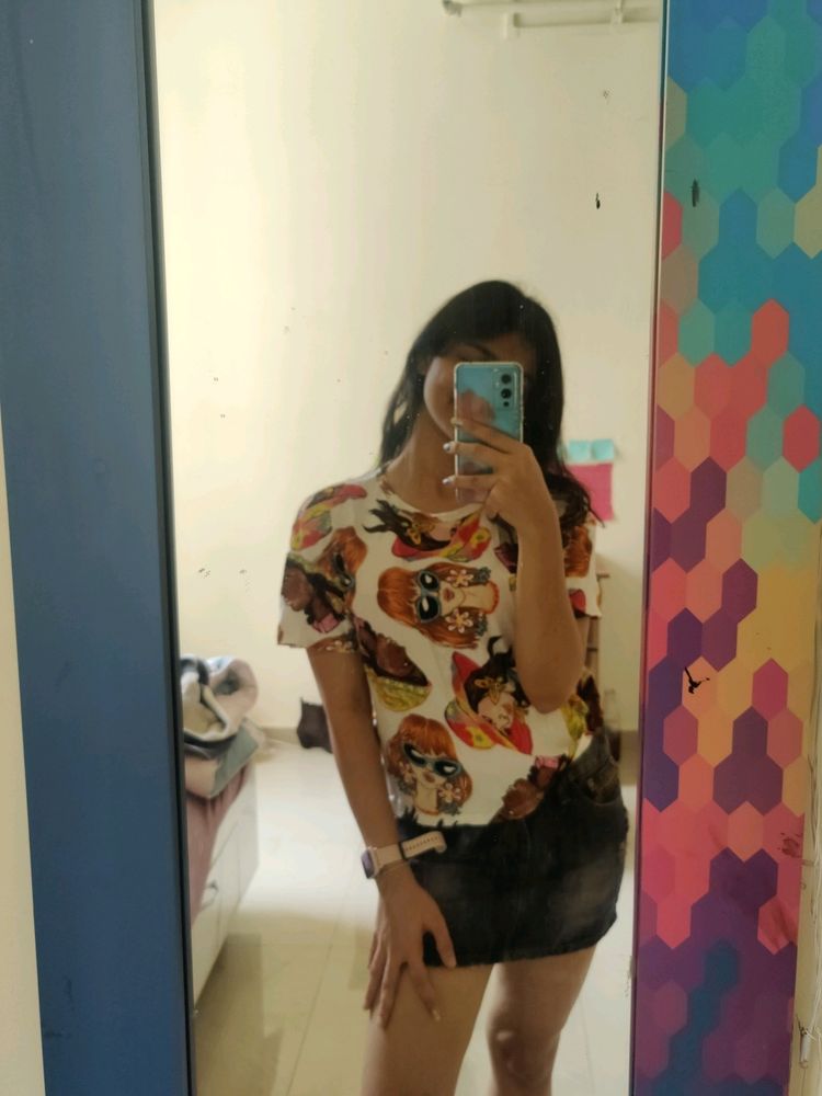 Funky Printed Zara Top