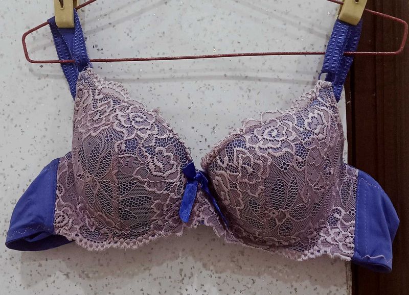 Clovia Net Polyester Bra