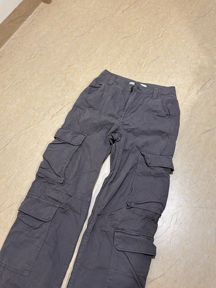 Gray Cargo Pants