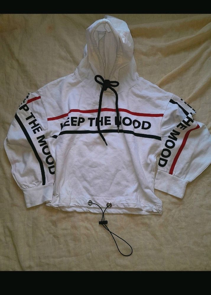 Unisex Crop Hoodie 🤍🌈
