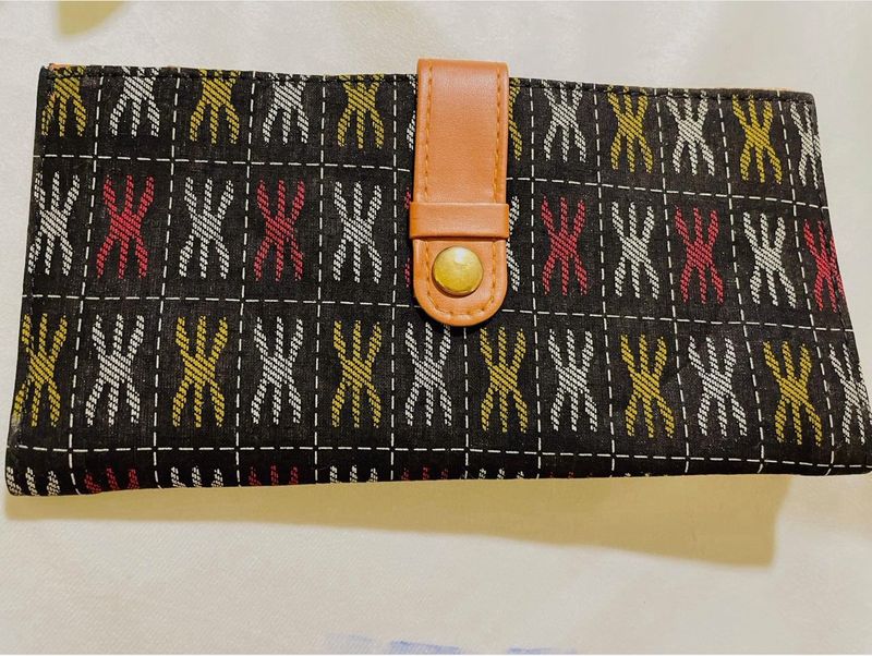Ikkat Print Wallet
