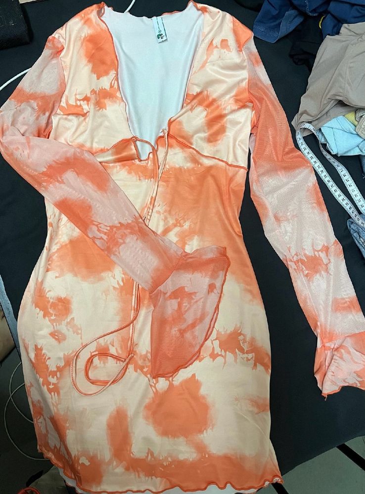 Abstract Bodycon Dress