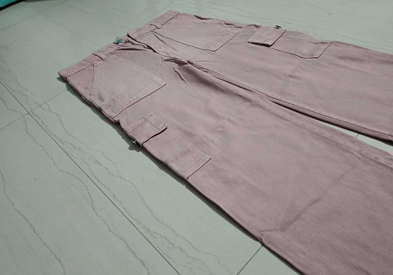 Pink Cargo Pants