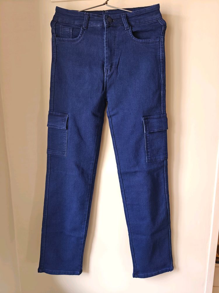 New 6 Pocket Denim Loose Jeans For Women