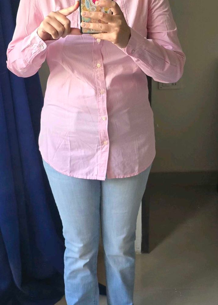 Pink Casual Shirt